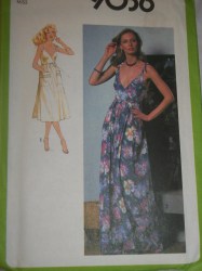 9036 1979 BACK WRAP STRAPPY SUNDRESS LENGTHS PATTERN 12